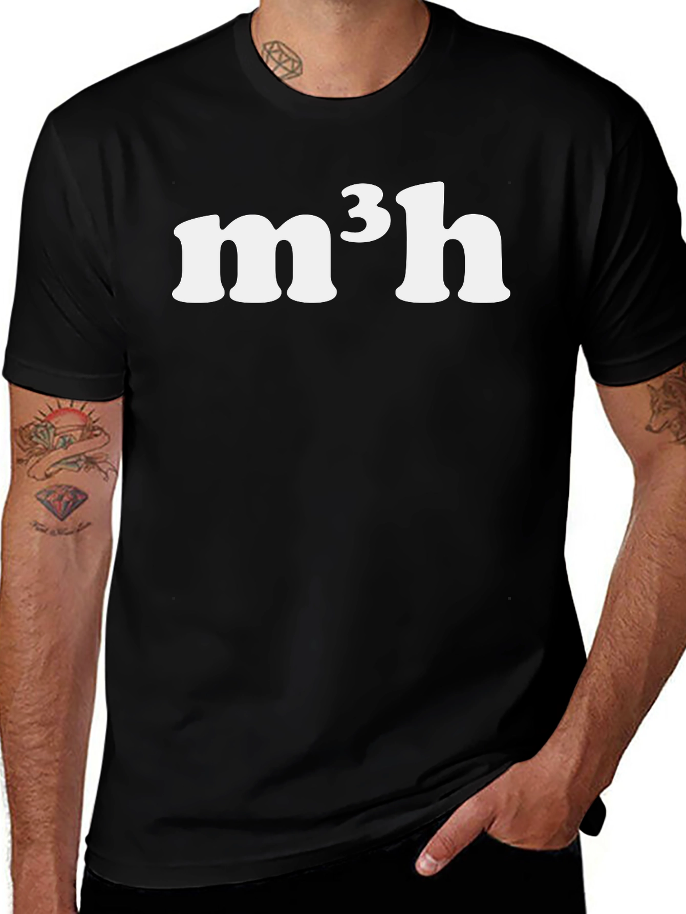 M3H Black T-Shirt