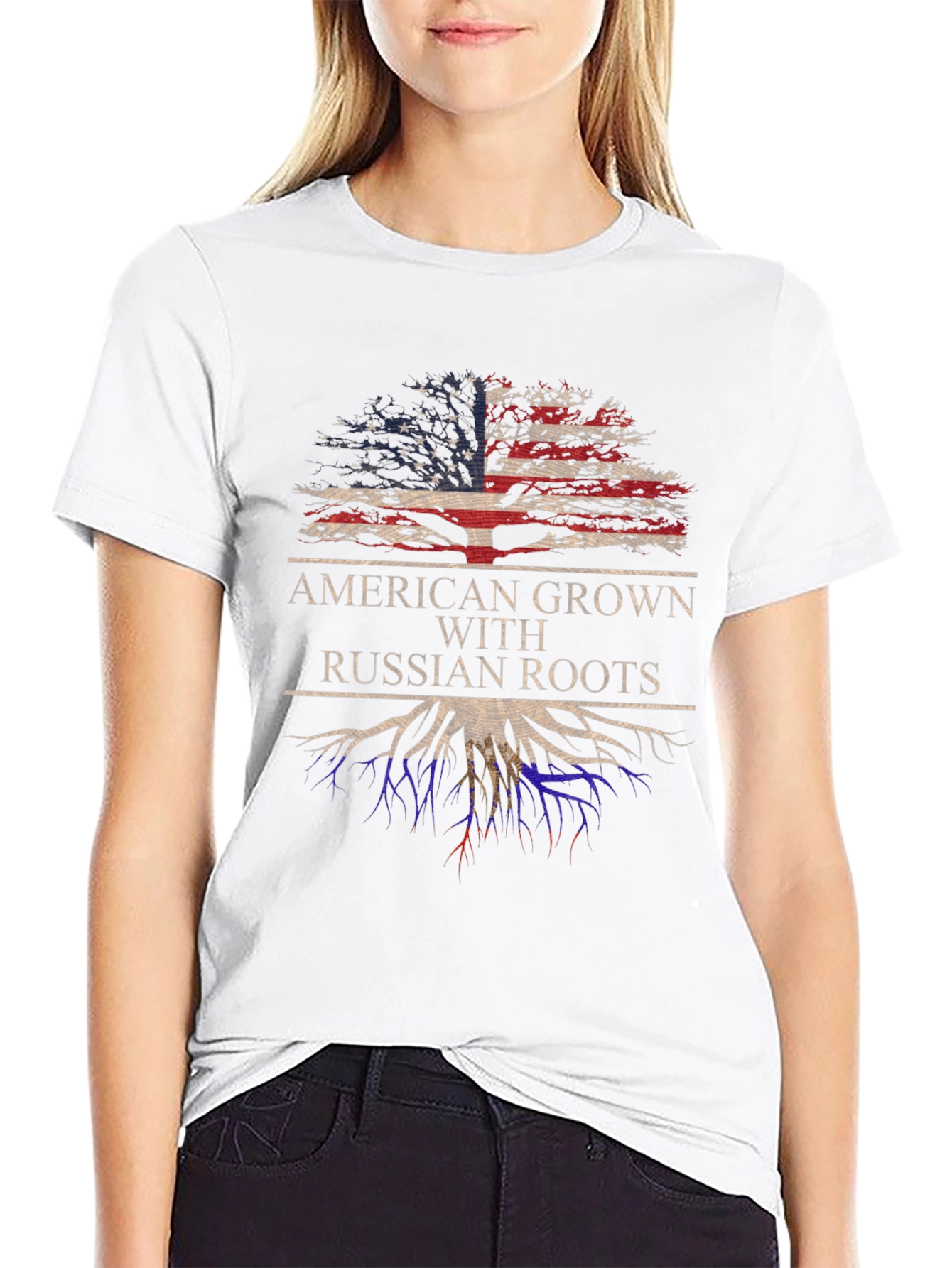 American Grown with Russian Roots T-Shirt