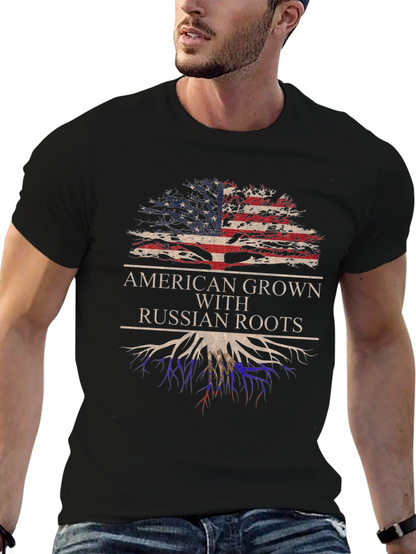 American Grown with Russian Roots T-Shirt