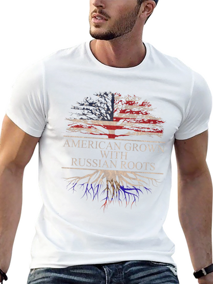 American Grown with Russian Roots T-Shirt