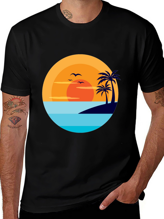 Tropical Sunset Graphic Tee