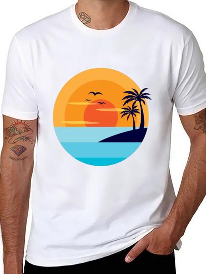 Tropical Sunset Graphic Tee
