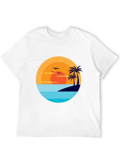 Tropical Sunset Graphic Tee