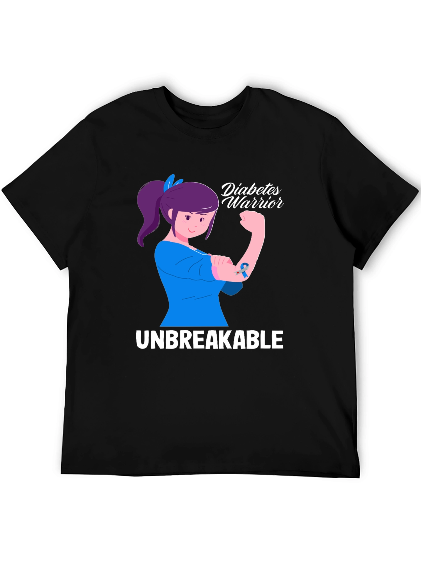 Diabetes Warrior T-Shirt - Unbreakable Strength