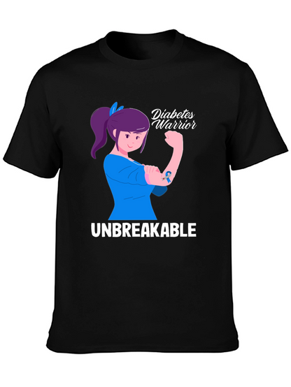 Diabetes Warrior T-Shirt - Unbreakable Strength