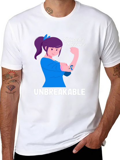 Diabetes Warrior T-Shirt - Unbreakable Strength