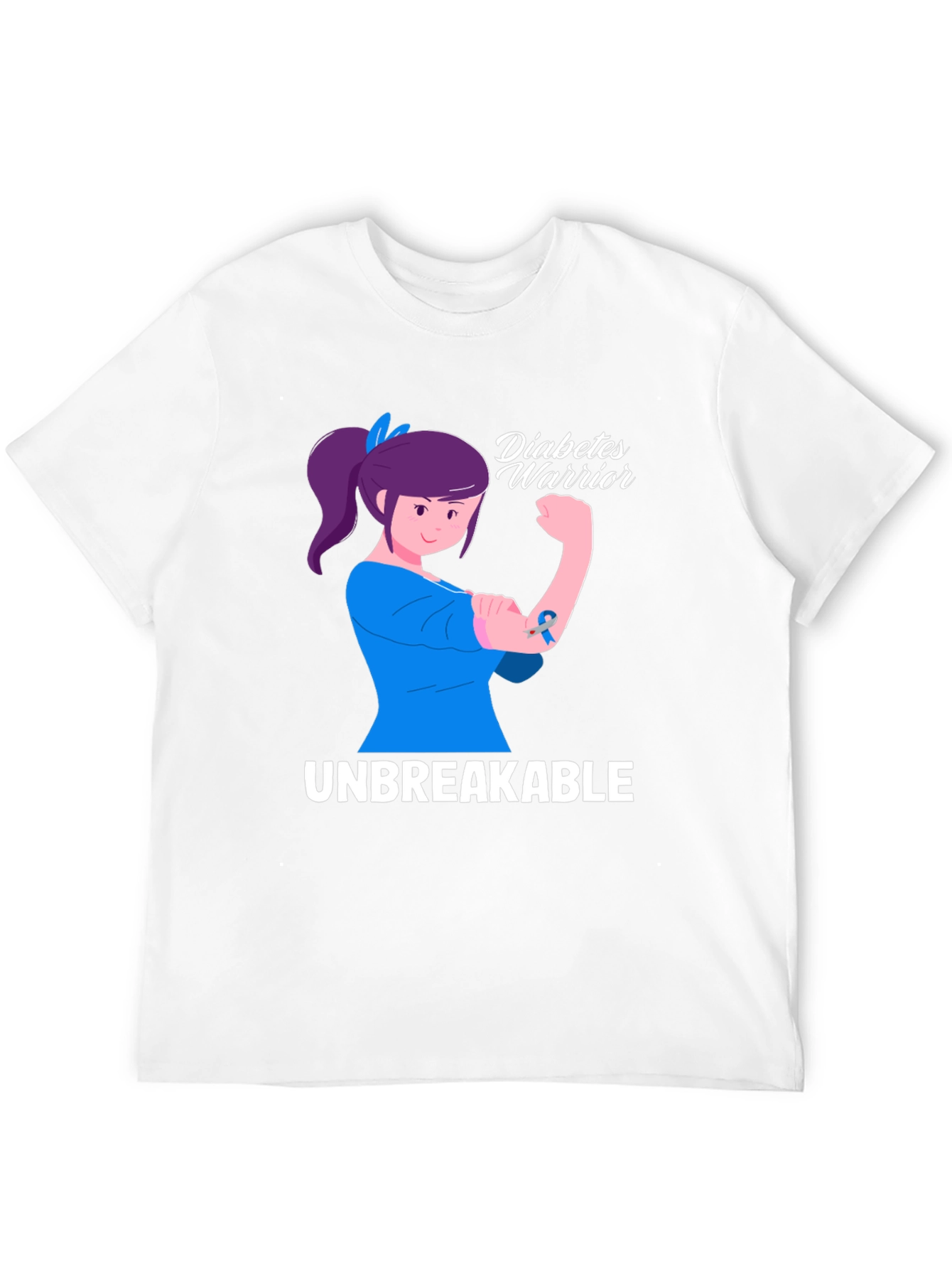 Diabetes Warrior T-Shirt - Unbreakable Strength