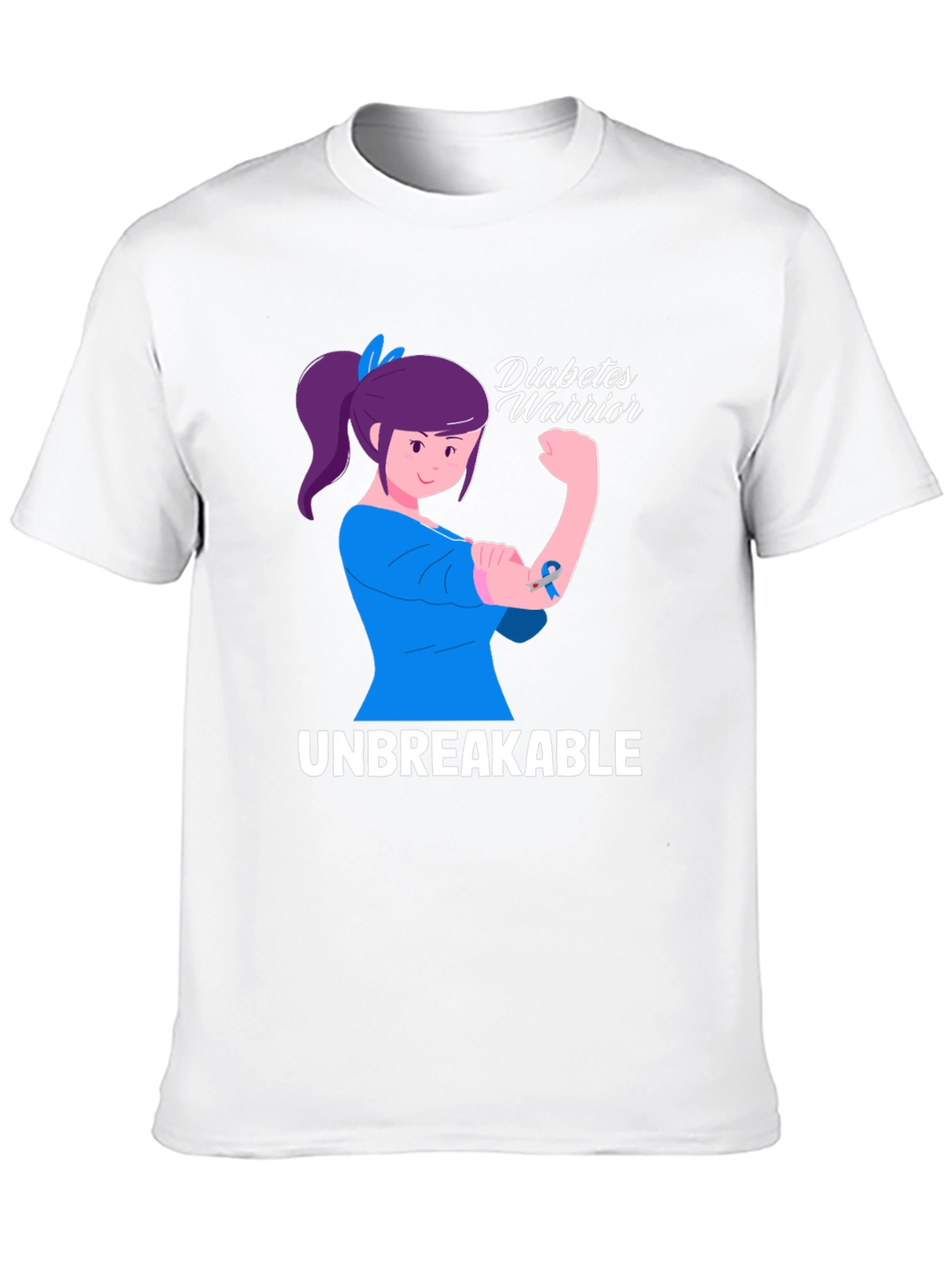 Diabetes Warrior T-Shirt - Unbreakable Strength