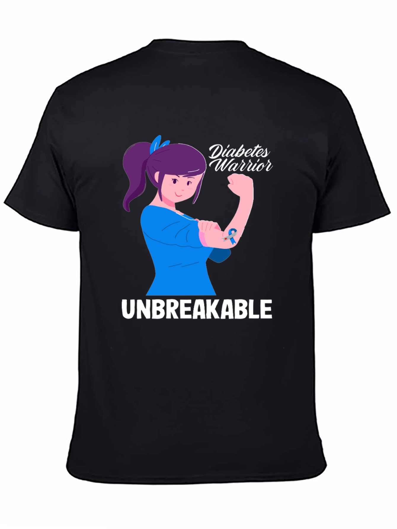 Diabetes Warrior T-Shirt - Unbreakable Strength