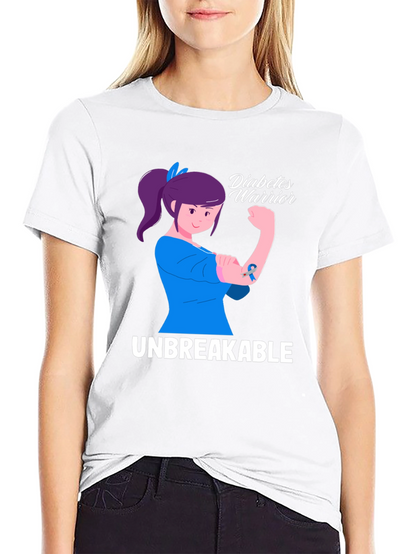 Diabetes Warrior T-Shirt - Unbreakable Strength