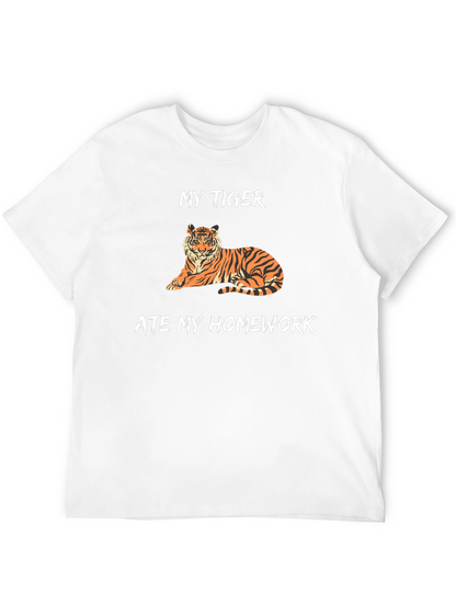 My Tiger Ate My Homework Funny T-Shirt