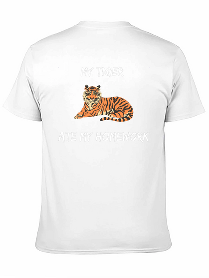 My Tiger Ate My Homework Funny T-Shirt