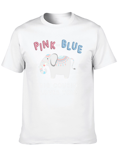 Pink or Blue Big Cousin Loves You T-Shirt