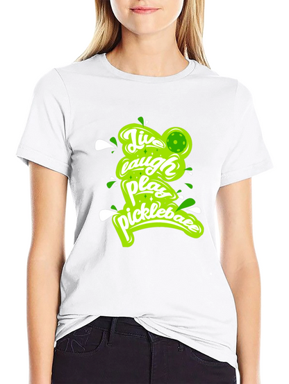 Live Laugh Play Pickleball T-Shirt