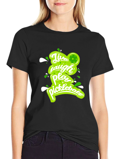 Live Laugh Play Pickleball T-Shirt