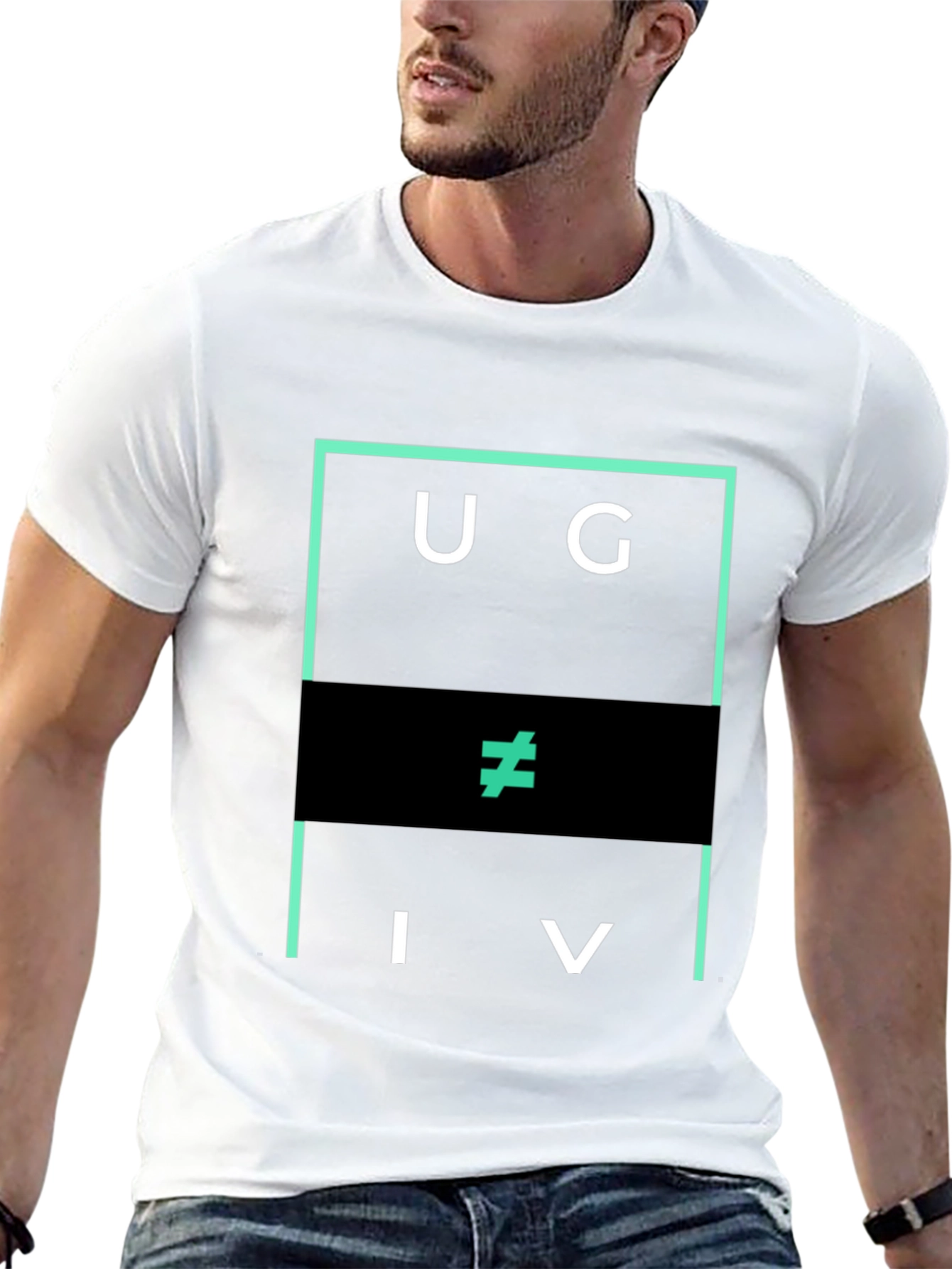 Unique UGIV Graphic Tee - Modern Streetwear