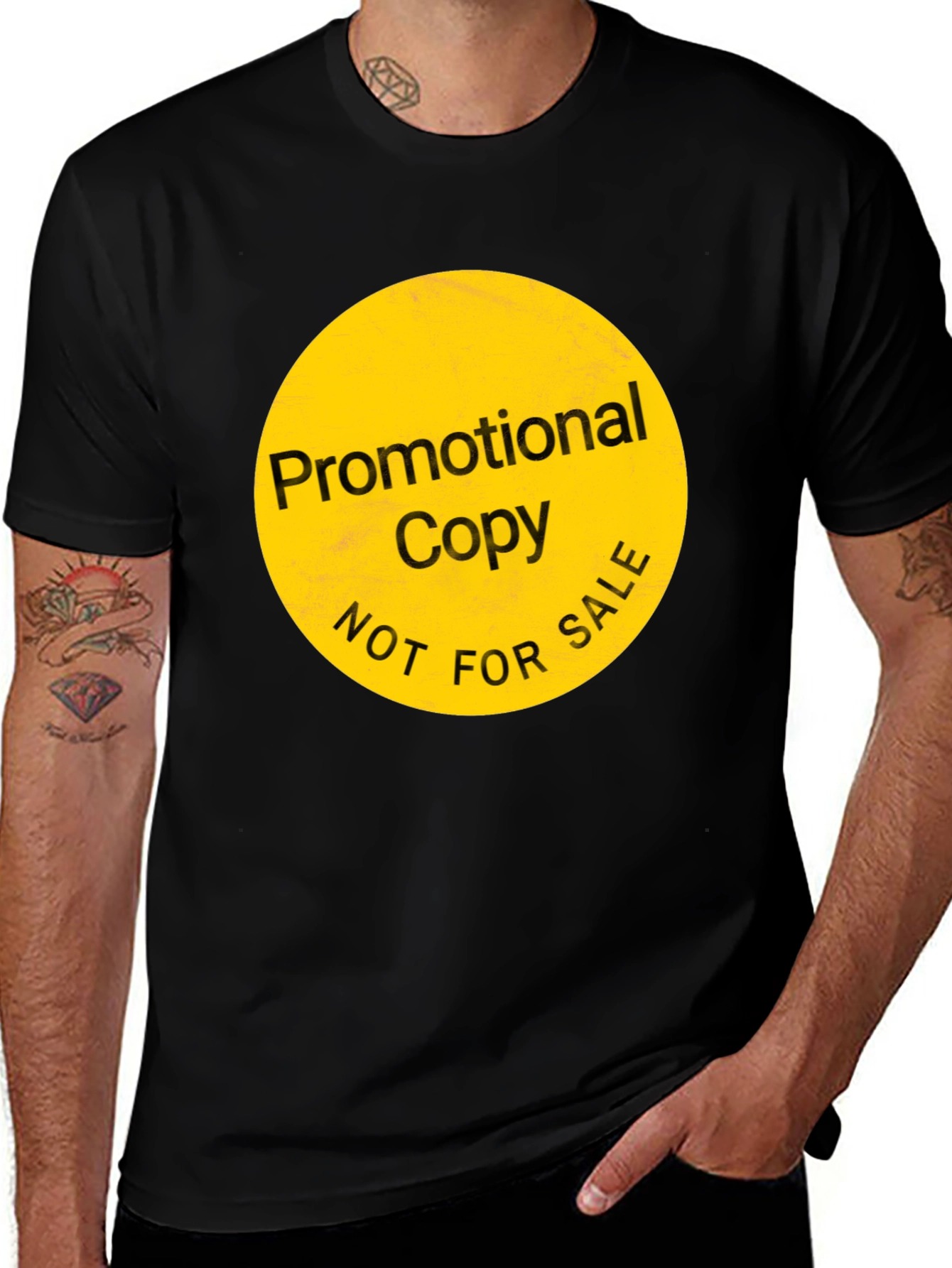 Promotional Copy Crew Neck T-Shirt - Black