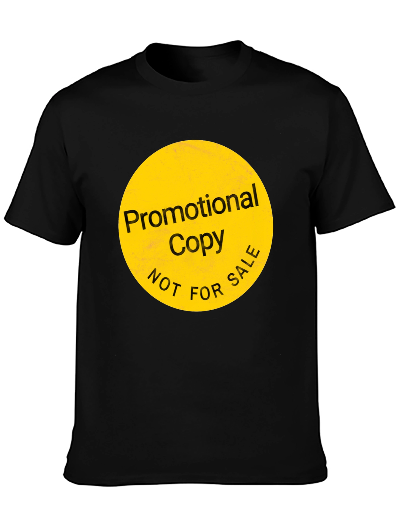 Promotional Copy Crew Neck T-Shirt - Black