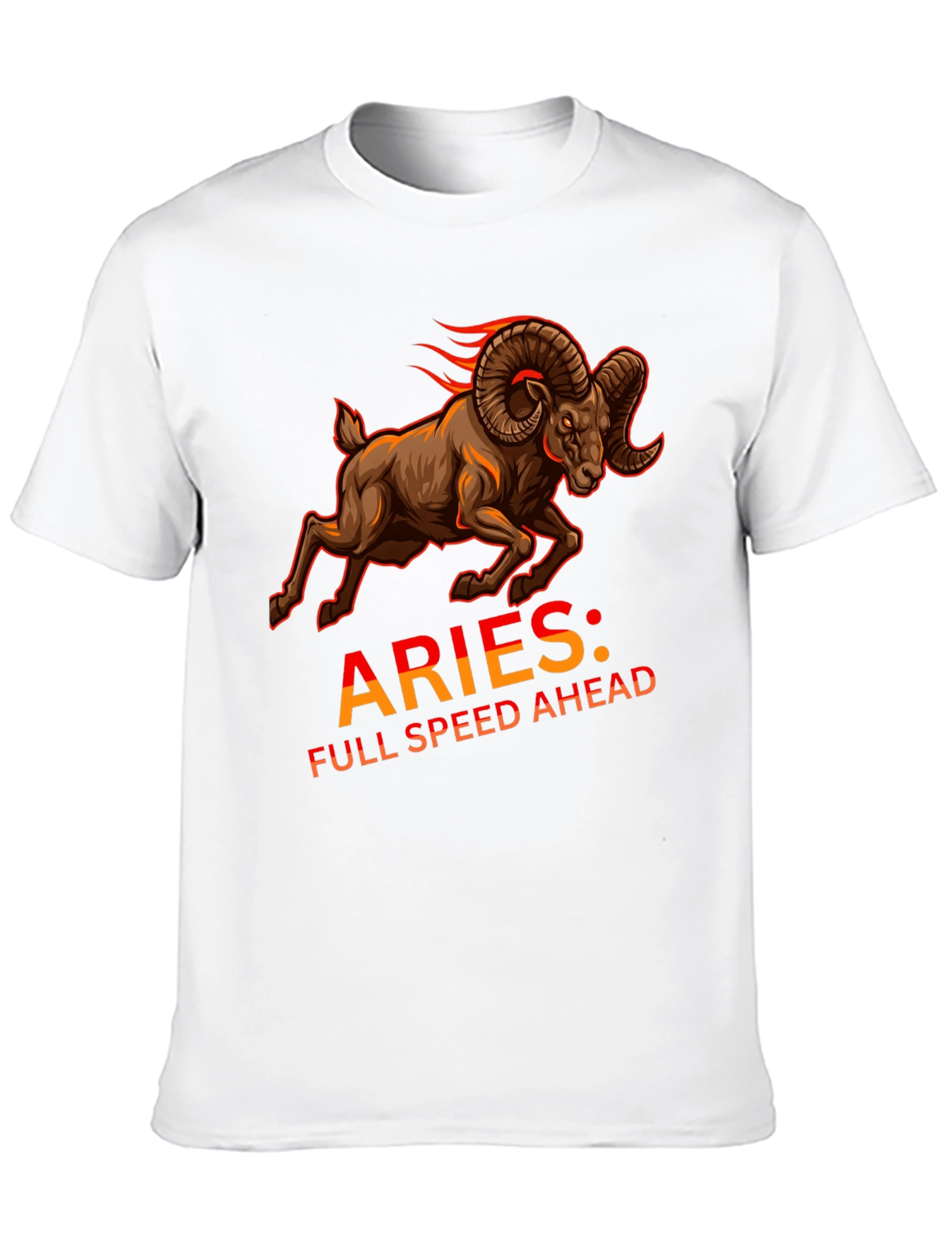 Aries Full Speed Ahead Black T-Shirt