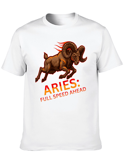 Aries Full Speed Ahead Black T-Shirt