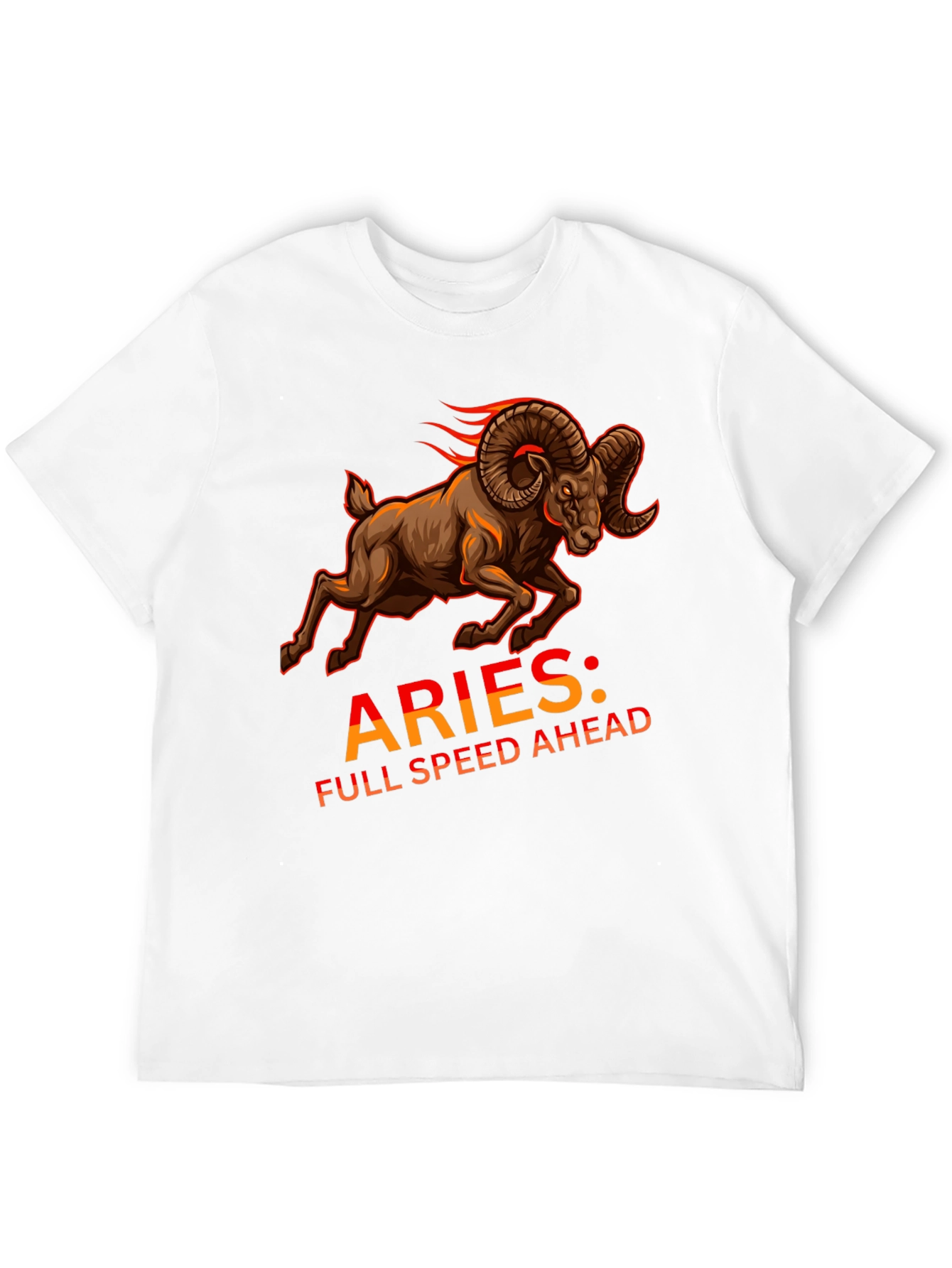 Aries Full Speed Ahead Black T-Shirt