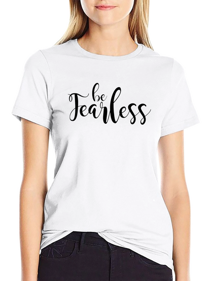 Be Fearless Graphic T-Shirt - Black