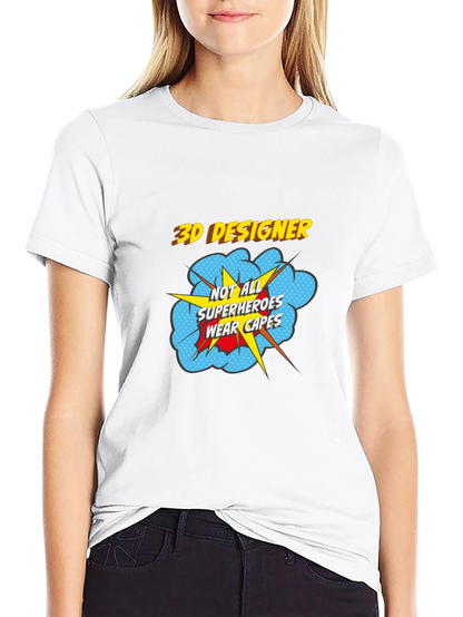 3D Designer Superhero T-Shirt - Wear Your Passion!