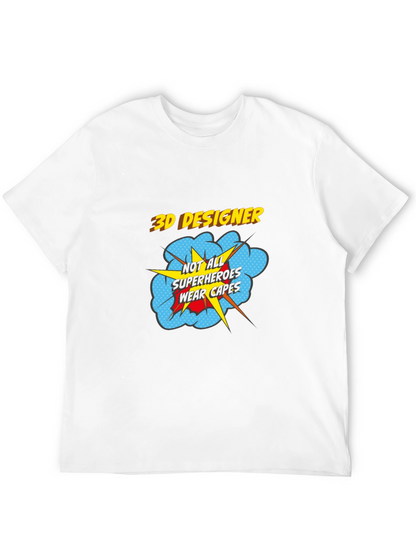 3D Designer Superhero T-Shirt - Wear Your Passion!