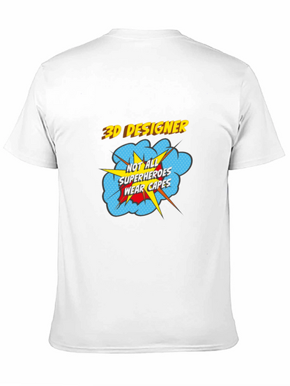 3D Designer Superhero T-Shirt - Wear Your Passion!