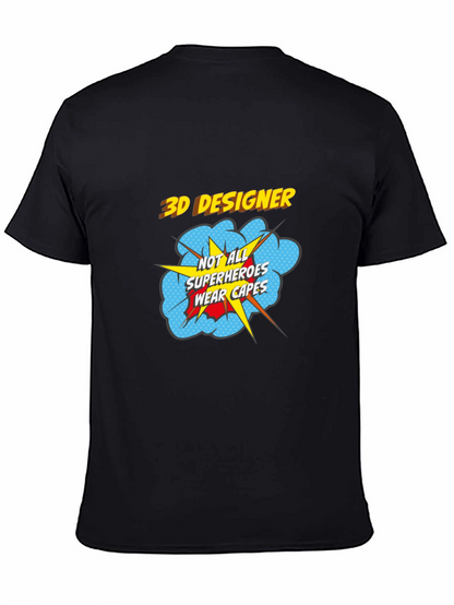 3D Designer Superhero T-Shirt - Wear Your Passion!