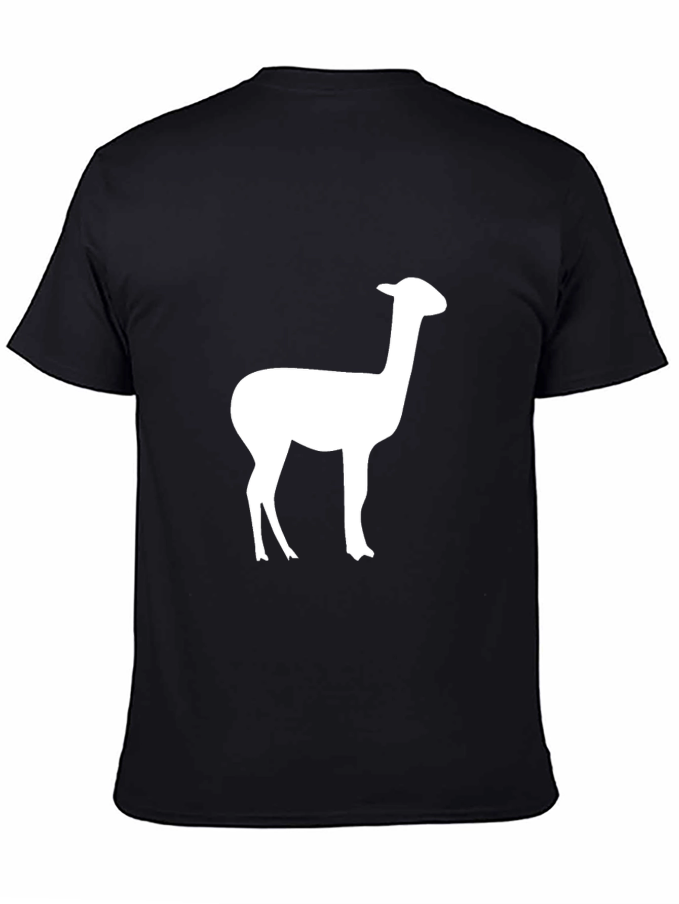 Alpaca Silhouette Graphic Tee - Classic Black T-Shirt