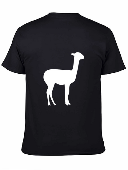Alpaca Silhouette Graphic Tee - Classic Black T-Shirt