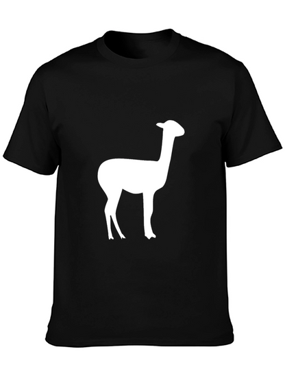 Alpaca Silhouette Graphic Tee - Classic Black T-Shirt