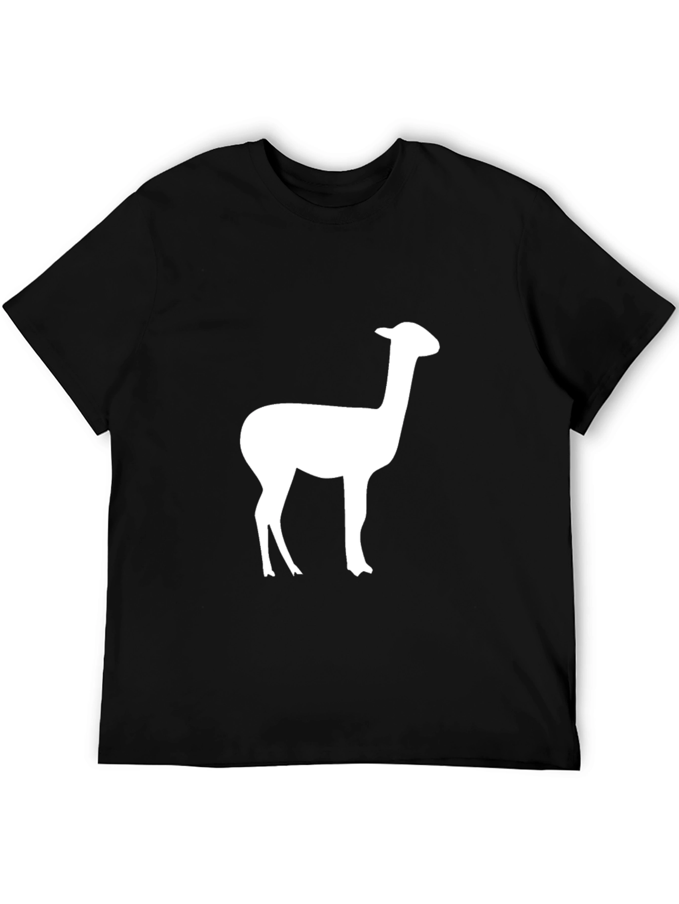 Alpaca Silhouette Graphic Tee - Classic Black T-Shirt
