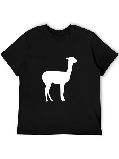 Alpaca Silhouette Graphic Tee - Classic Black T-Shirt