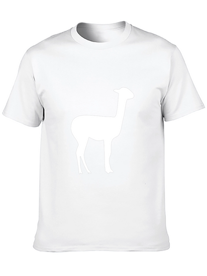 Alpaca Silhouette Graphic Tee - Classic Black T-Shirt