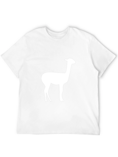Alpaca Silhouette Graphic Tee - Classic Black T-Shirt
