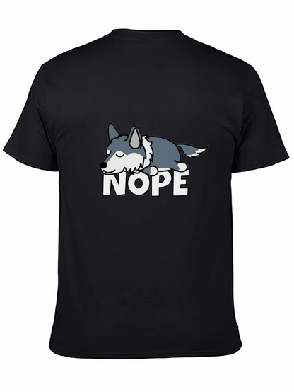 Nope Sloth T-Shirt Funny Lazy Animal Tee
