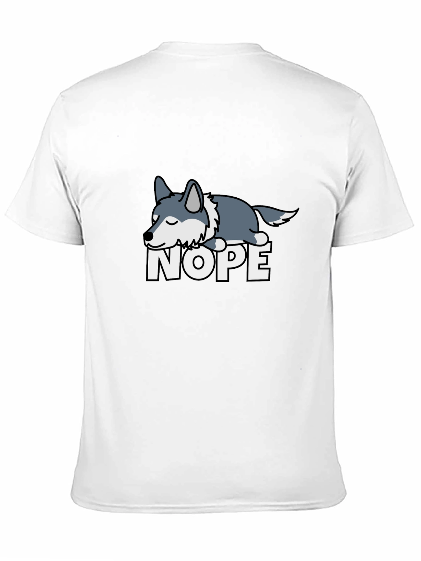 Nope Sloth T-Shirt Funny Lazy Animal Tee