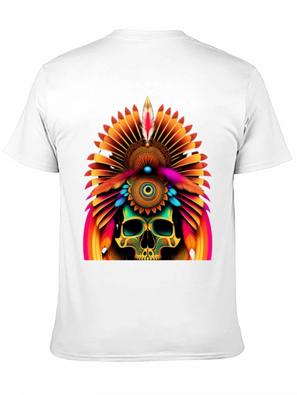 Skull Chief Headdress Graphic Tee