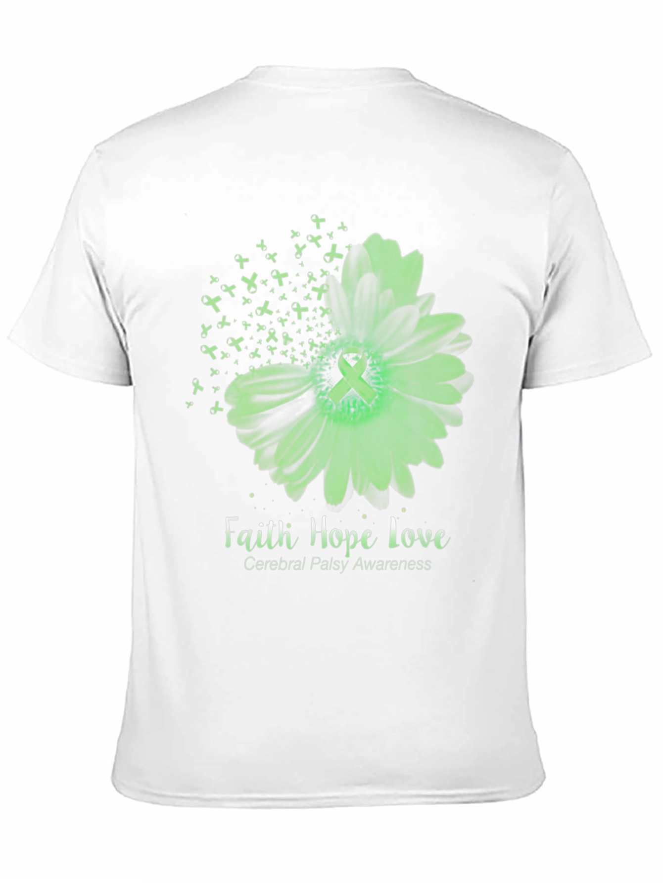 Faith Hope Love Cerebral Palsy Awareness T-Shirt