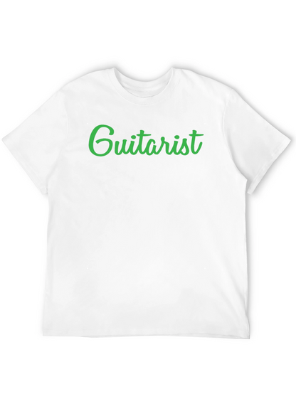 Guitarist Black Crew Neck T-Shirt