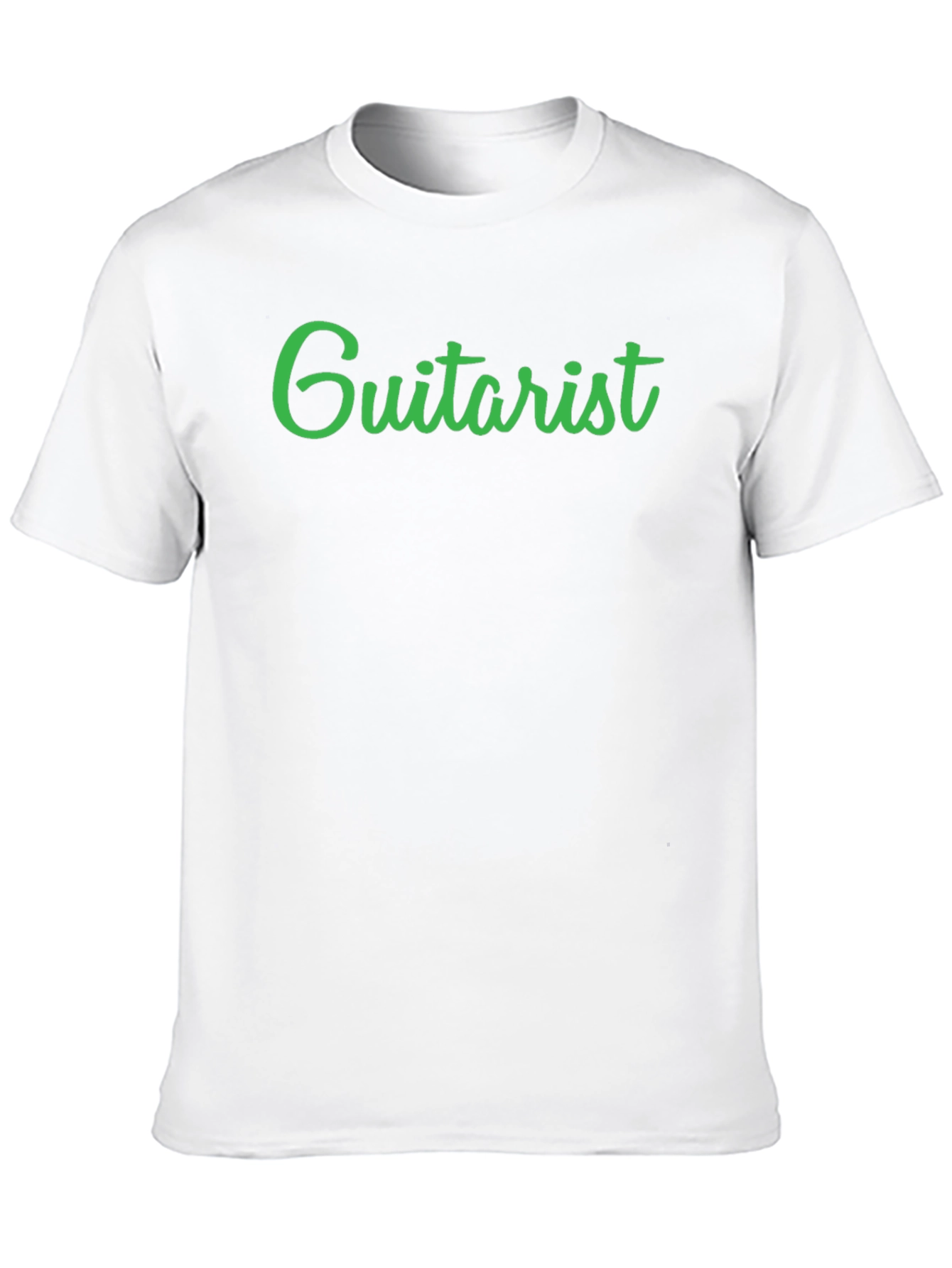 Guitarist Black Crew Neck T-Shirt