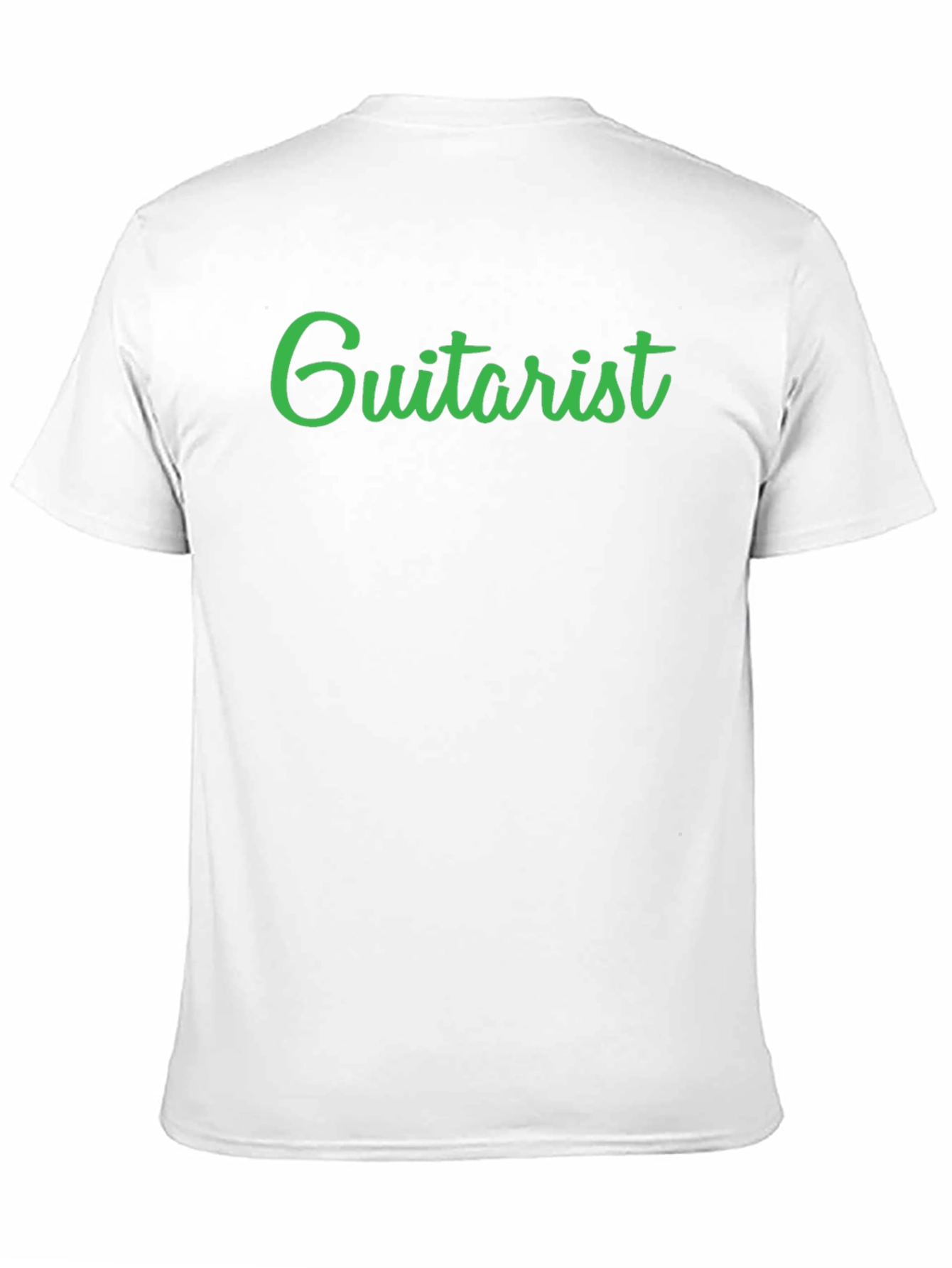 Guitarist Black Crew Neck T-Shirt