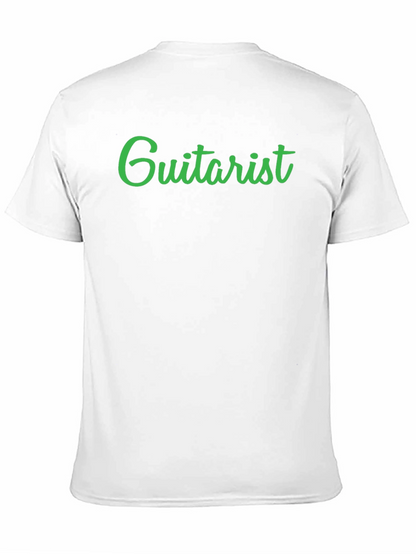 Guitarist Black Crew Neck T-Shirt