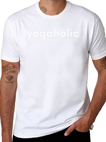 Yogaholic Black T-Shirt - Yoga Lover Apparel