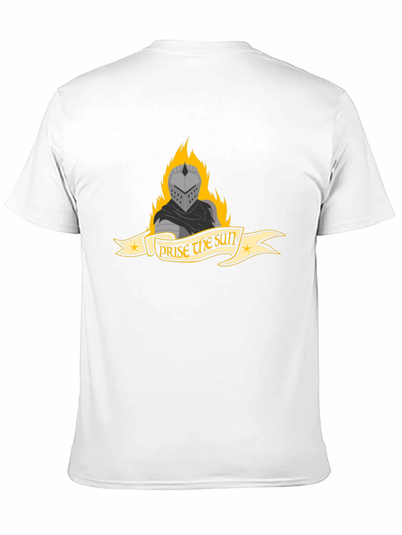 Praise the Sun Knight Graphic Tee - Black