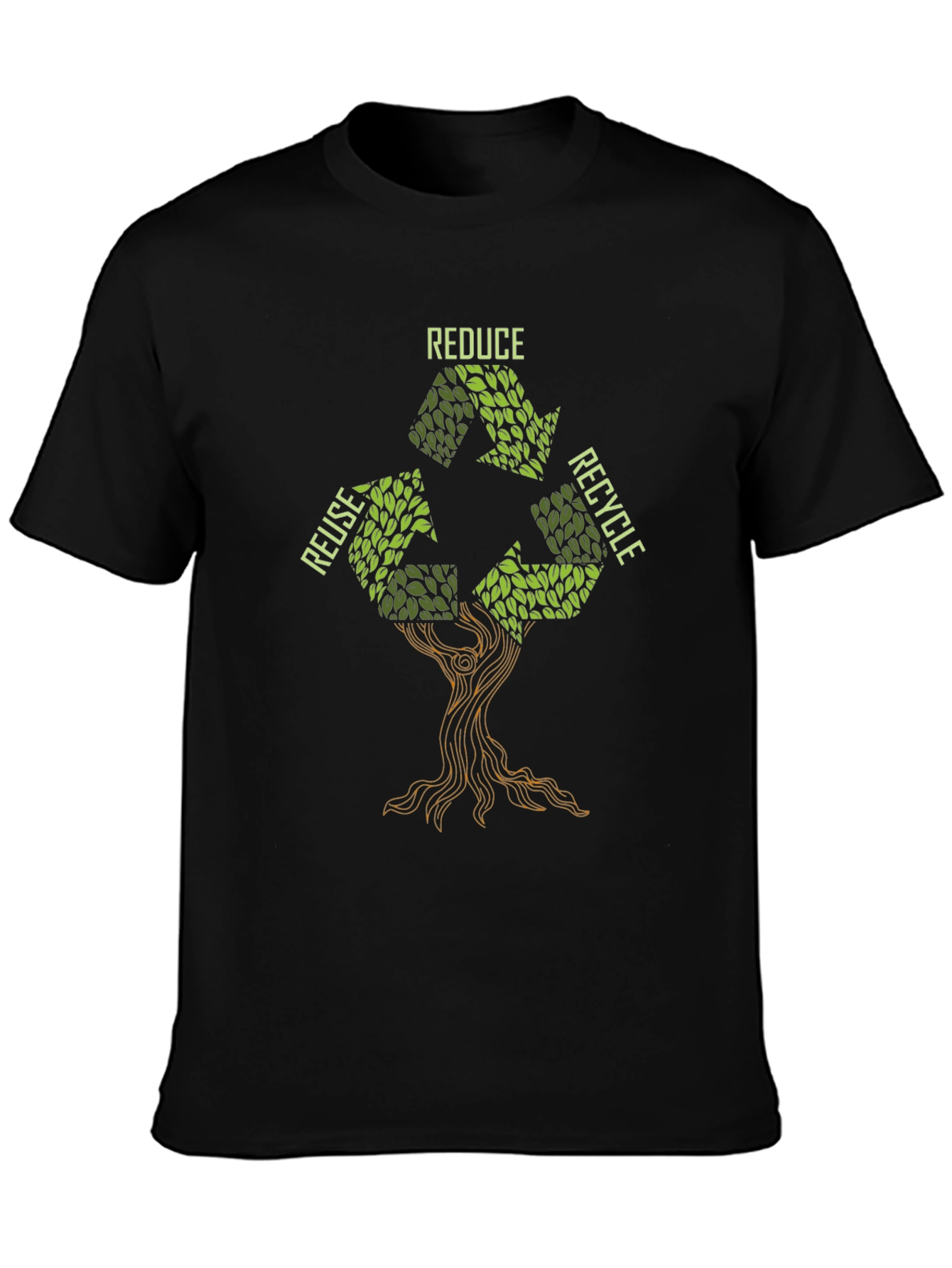 Eco-Friendly Tree Recycle Symbol Graphic Tee