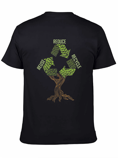 Eco-Friendly Tree Recycle Symbol Graphic Tee