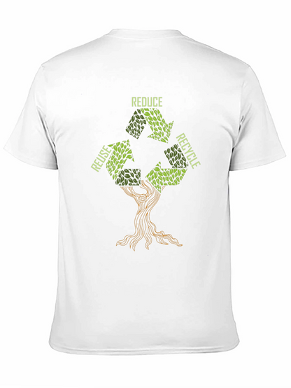 Eco-Friendly Tree Recycle Symbol Graphic Tee